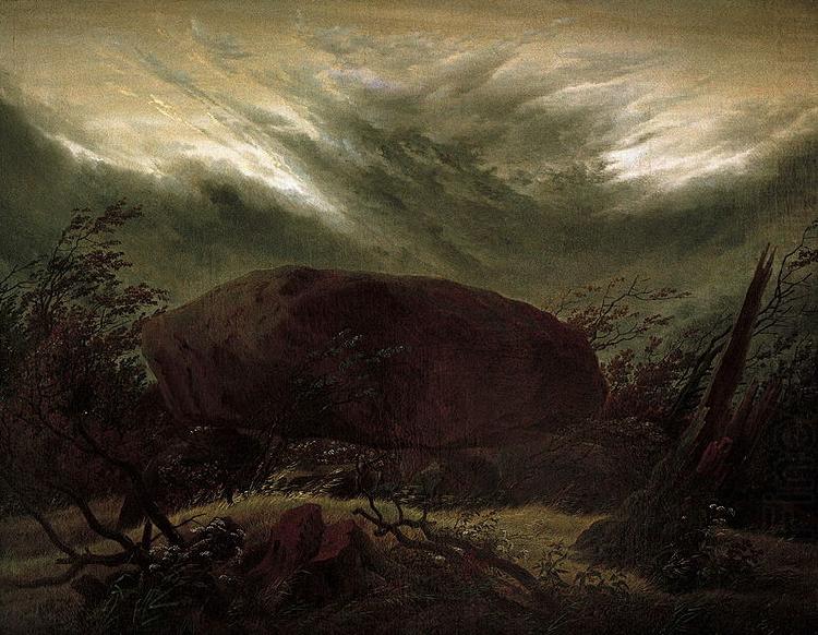 Caspar David Friedrich Hunengrab im Herbst china oil painting image